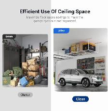 Heavy-Duty Garage Overhead Storage Rack – 4’ x 8’ - Photo 3