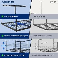 Heavy-Duty Garage Overhead Storage Rack – 4’ x 8’ - Photo 5