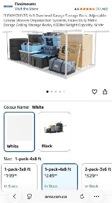 Heavy-Duty Garage Overhead Storage Rack – 4’ x 8’ - Photo 8