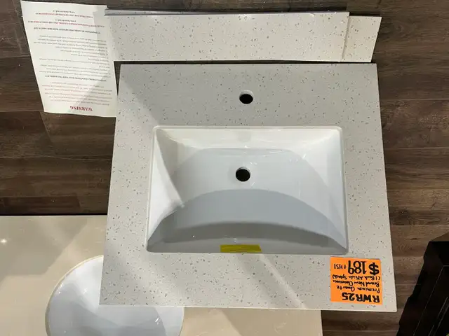 Clearance Sale: Brand New Vanity Countertops – Limited Quantity