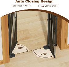 Glaf Extra Tall Pressure-Mount Pet Gate – 74" - Photo 3