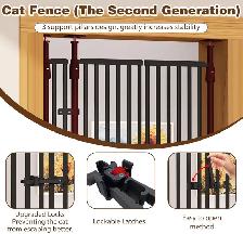 Glaf Extra Tall Pressure-Mount Pet Gate – 74" - Photo 5