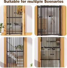 Glaf Extra Tall Pressure-Mount Pet Gate – 74" - Photo 7