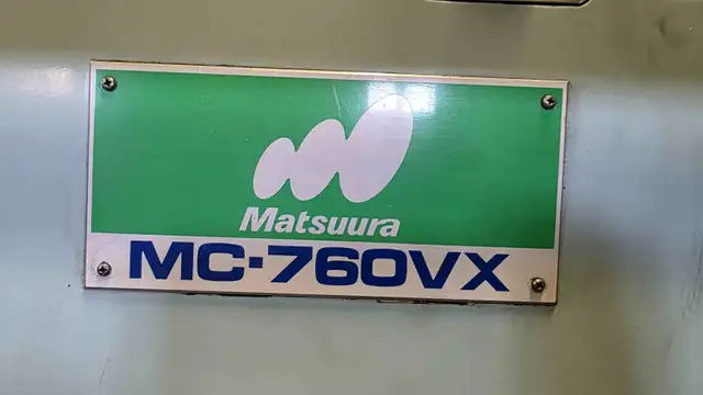 Matsuura MC-760VX Vertical Machining Center - Photo 10