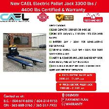 Stock in alberta- CAEL Pallet jacks