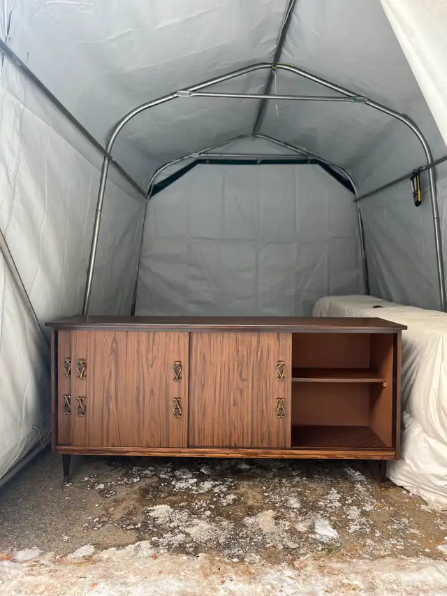 Buffet vintage portes coulissantes / sideboard - Photo 2