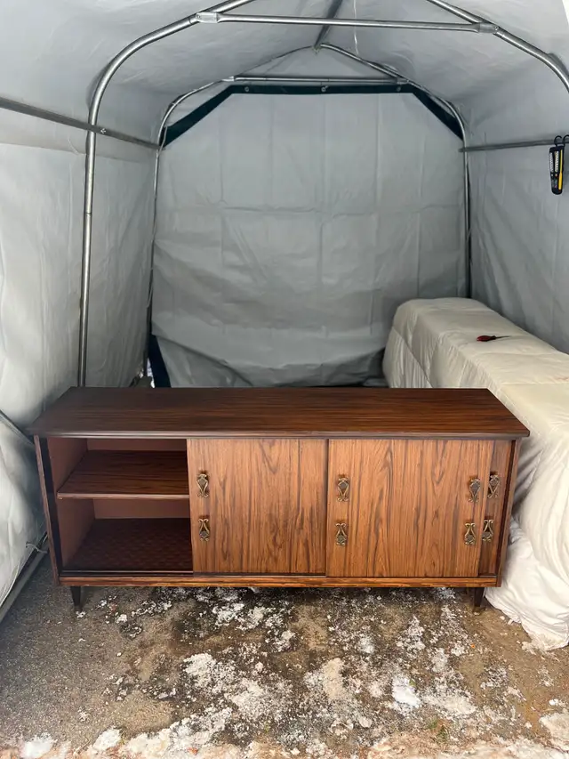 Buffet vintage portes coulissantes / sideboard - Photo 3