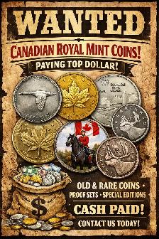 Wanted Royal Canadian mint coins