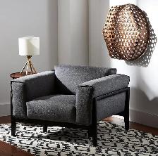 Modern Satin Gold Desk Lamp – Brushed Metal with Linen Shade - Photo 5