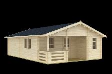 Bismark B – 535 sq’, 2 bedroom, 1 bath log home / cabin kit - Photo 3