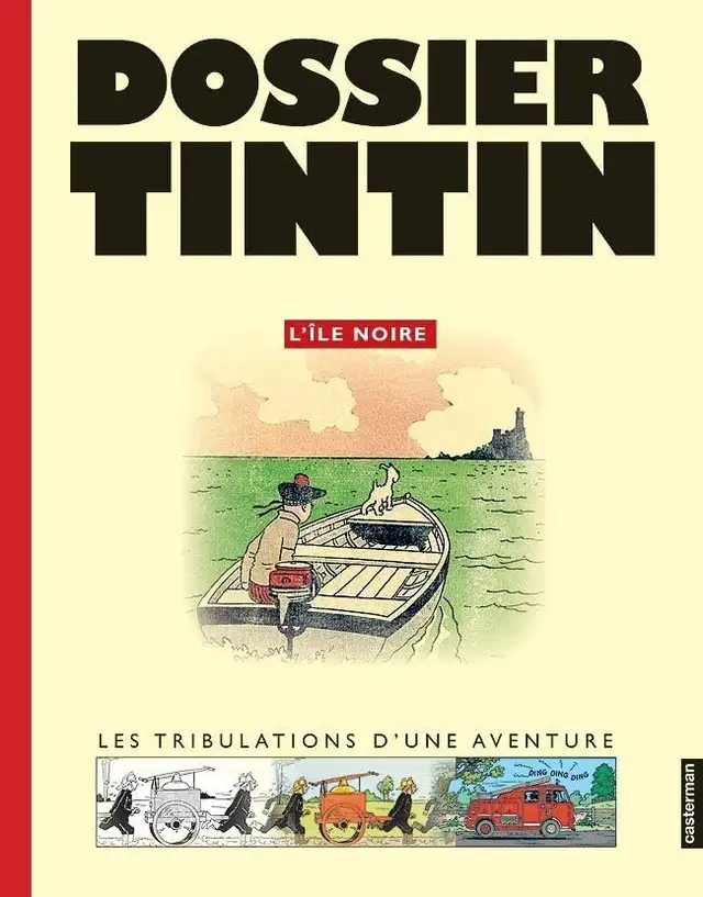 DOSSIER TINTIN L'ILE NOIRE FLAMBANT NEUF IMPECCABLE L. GRATUITE