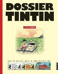 DOSSIER TINTIN L'ILE NOIRE FLAMBANT NEUF IMPECCABLE L. GRATUITE