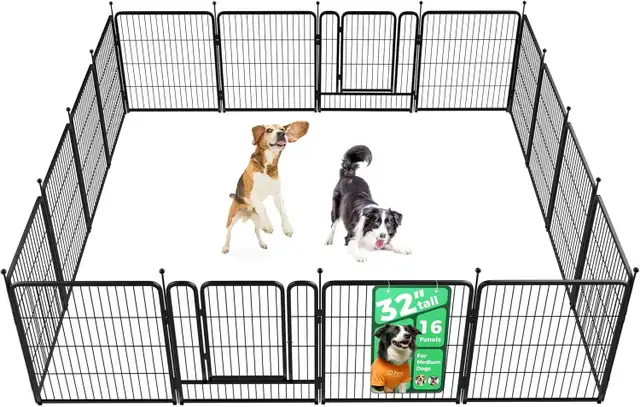 FXW Heavy-Duty Foldable Dog Playpen – Extra Large