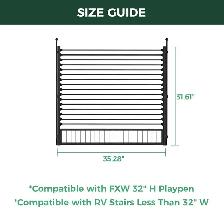 FXW RV Step Grid – Secure Stair Barrier (Step Grid Only) - Photo 2