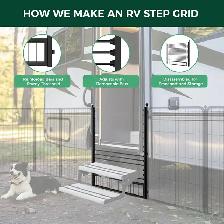FXW RV Step Grid – Secure Stair Barrier (Step Grid Only) - Photo 3