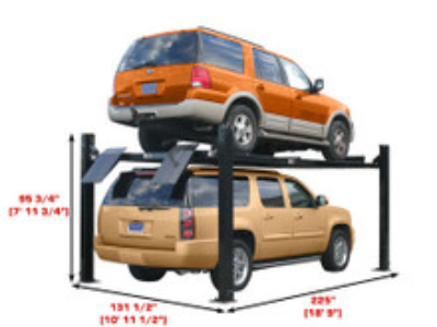 4 Post Car Lift, Parking Lift, Storage Lift 9000lb--Calgary - Photo 4