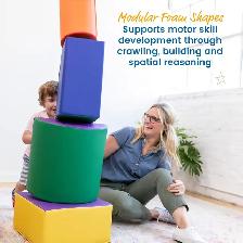 ECR4Kids SoftZone Climb & Crawl Activity Playset – 5 Piece Set - Photo 3