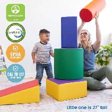 ECR4Kids SoftZone Climb & Crawl Activity Playset – 5 Piece Set - Photo 5