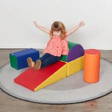 ECR4Kids SoftZone Climb & Crawl Activity Playset – 5 Piece Set - Photo 8