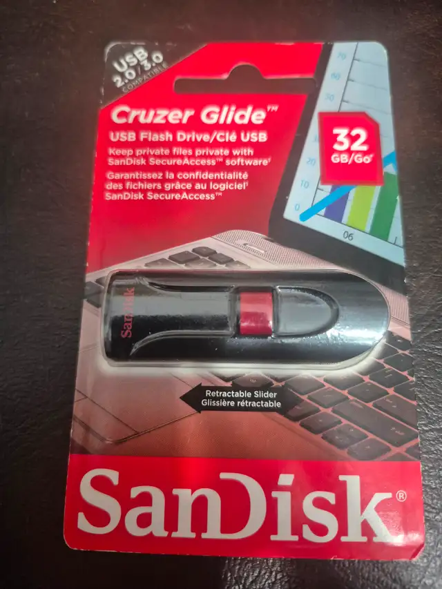 SanDisk 32GB Cruzer Glide USB 2.0 Flash Drive