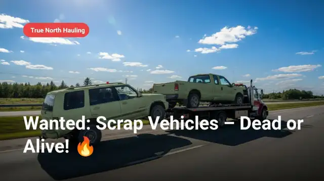 Wanted: Scrap Vehicles – Dead or Alive!