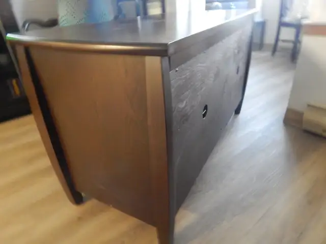 Long TV Cabinet for Lge. T.V. Used for Books & Booze - Photo 3