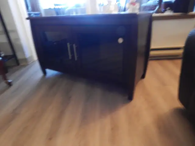 Long TV Cabinet for Lge. T.V. Used for Books & Booze - Photo 4