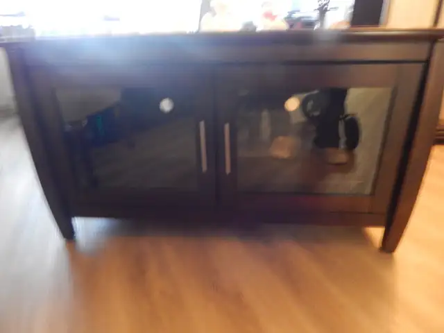 Long TV Cabinet for Lge. T.V. Used for Books & Booze - Photo 5