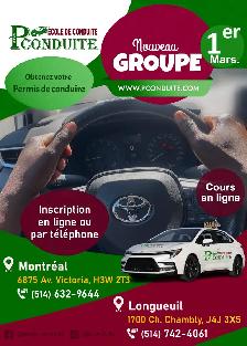 Permis de conduire Québec (Cours en ligne)