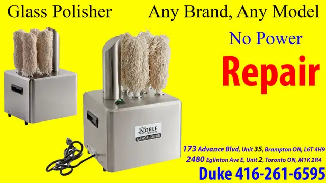 Glass, Polisher, Repair, Service, No Power, Burning