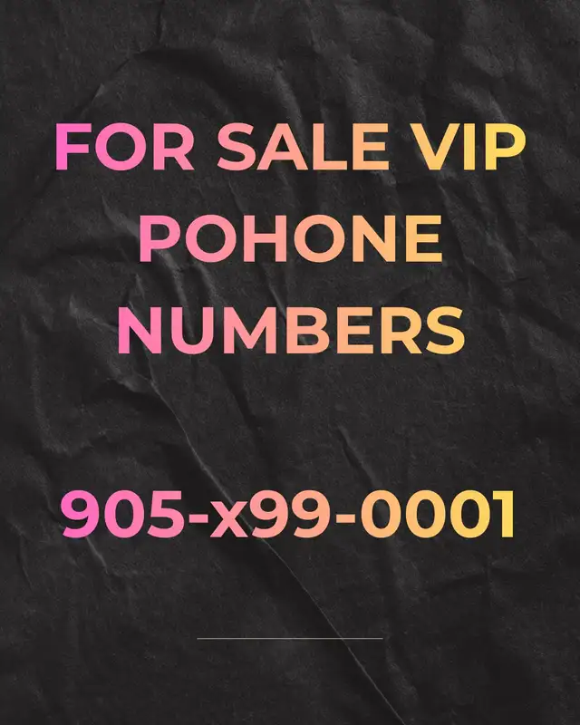 Make Every Call Count with a Premium 416/647/905 Number