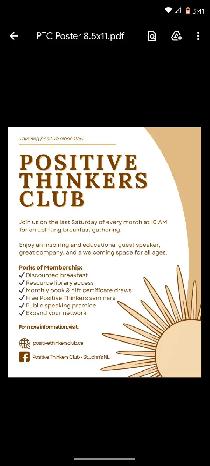 Good News Invite from Positive Thinkers