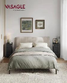 VASAGLE Slim Nightstand Set (2-Piece) – Ebony Black - Photo 2