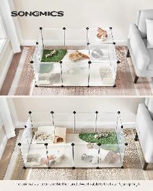 SONGMICS Modular Small Animal Playpen – White - Photo 2