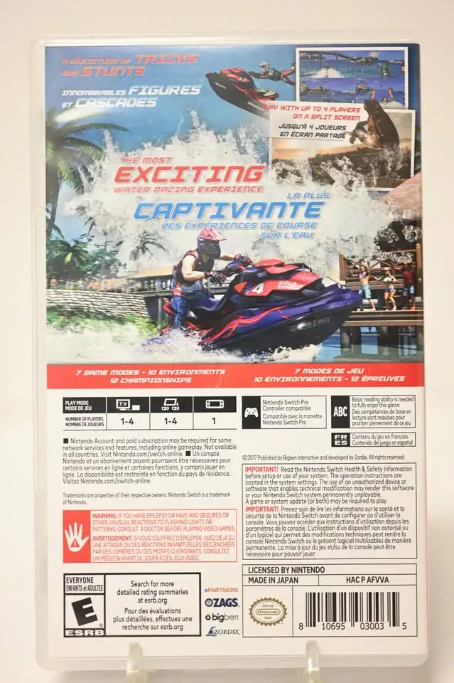 Nintendo Switch Game Aqua Moto Racing Utopia USED good condition - Photo 7