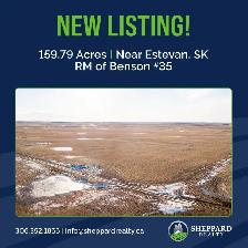 159.79 Acres | RM of Benson #35 | Near Estevan, SK