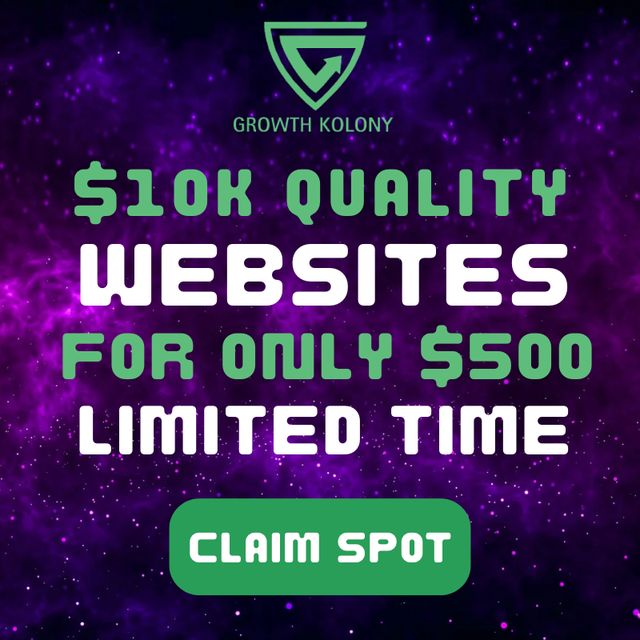 WEBSITE GIVEAWAY: $10K VALUE WEBSITES FOR JUST $500 (LIMITED)