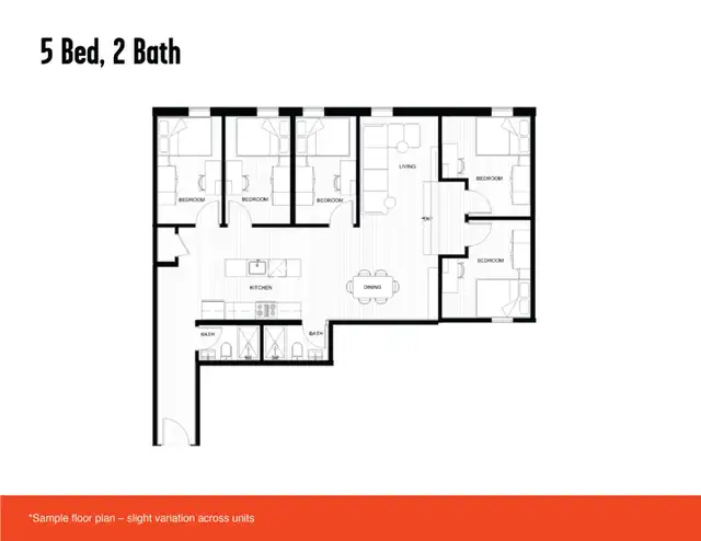 Leasing 1-3 Bedrooms in 5 Bedroom Apartment Near Dalhousie - Photo 5