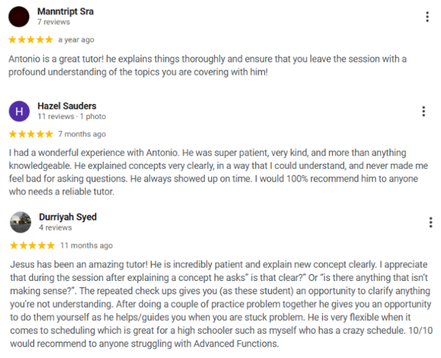 Math/Physics Tutor, Waterloo Engineering Grad, 86 5⭐️ Reviews - Photo 2