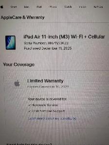 iPad M3 (2025) new (open box) - Photo 4