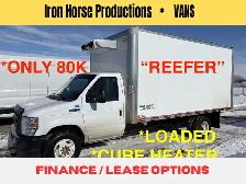 2023 Ford E-Series Cutaway 15' REEFER /HEATER, RAMP  LOADED!