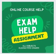 Online Exam Quiz Help All Subjects 100% Pass A