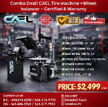 New CAEL Wheel balancer –Certified &Warranty &Finance The CAEL