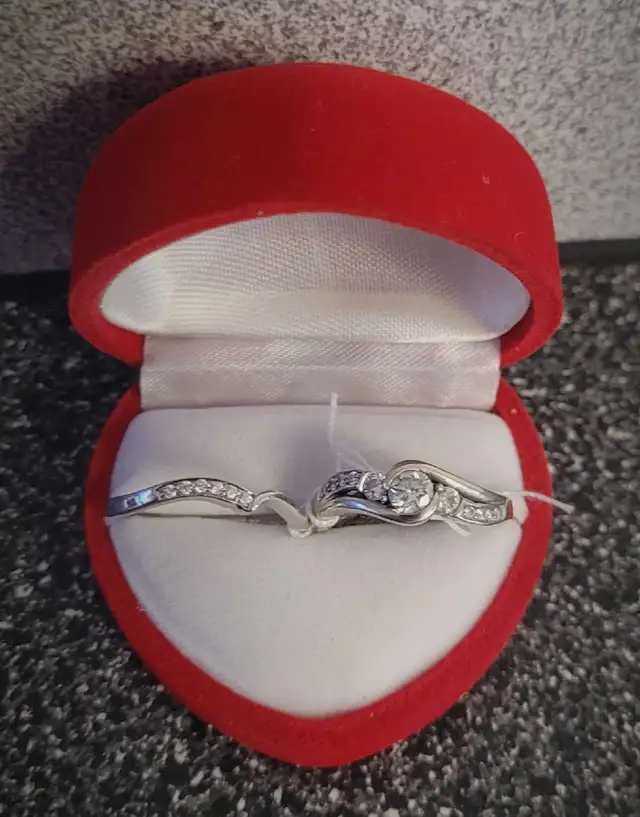 Sz 7 1/2 14K Gold 0.30Ct. Diamond Ring Set w/Cert (27220062) - Photo 3