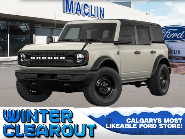 2026 Ford Bronco Big Bend 4 Door 4x4 | BLACK APPEARANCE PKG | SY