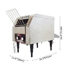 Commercial Conveyor Toaster Bread Bagel Food 110V 1500W 053195
