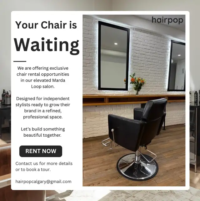 SALON CHAIR RENTAL