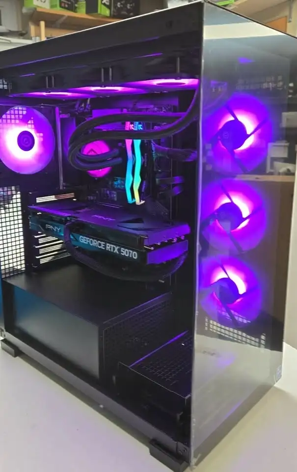 PC GAMING NEUF RTX 5070 12GB i9-14900KF 32GB DDR5 2TB NVMe WiFi