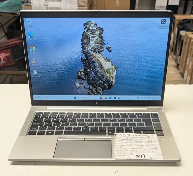 Laptop HP EliteBook 840 G7 i5-10210u 16Go SSD 256Go NVMe