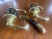 poignées de portes fini laiton - Photo 2